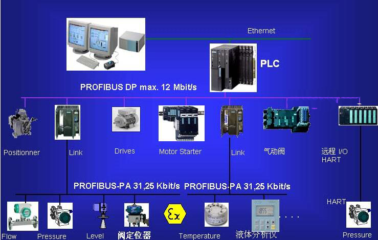 PROFIBUS自動化系統常用現場總線 安徽得潤電氣技術有限公司，DCS系統專業集成商，全國統一客服熱線：400-0551-777